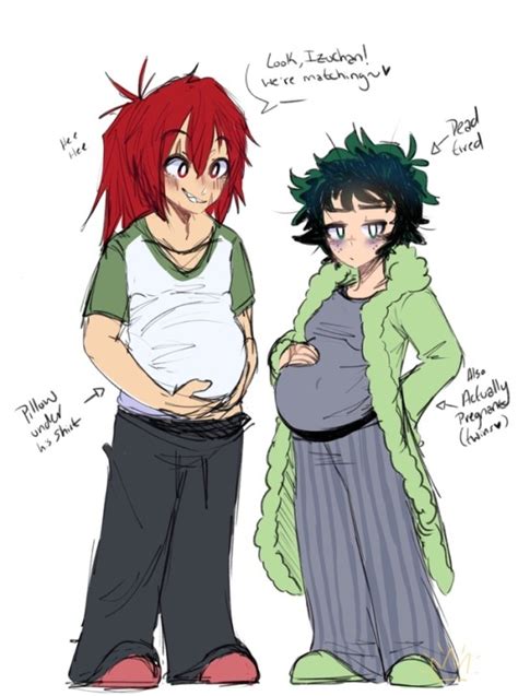 Saved and returned to a hospital, his body goes missing and he is presumed dead. . Deku x pregnant reader headcanons